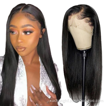 40 Inch Human Hair Wigs Wholesale 30 Inch Long Bone Straight Lace Front Wigs Raw Virgin Cuticle Aligned Wig For Black Women
